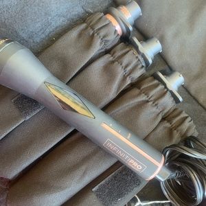 CONAIR INFINITIPRO ROSE 🌹 GOLD⭐️CERAMIC INTERCHANGEABLE CURLING WAND🪄